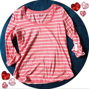 Tommy Hilfiger Pink & White Stripe